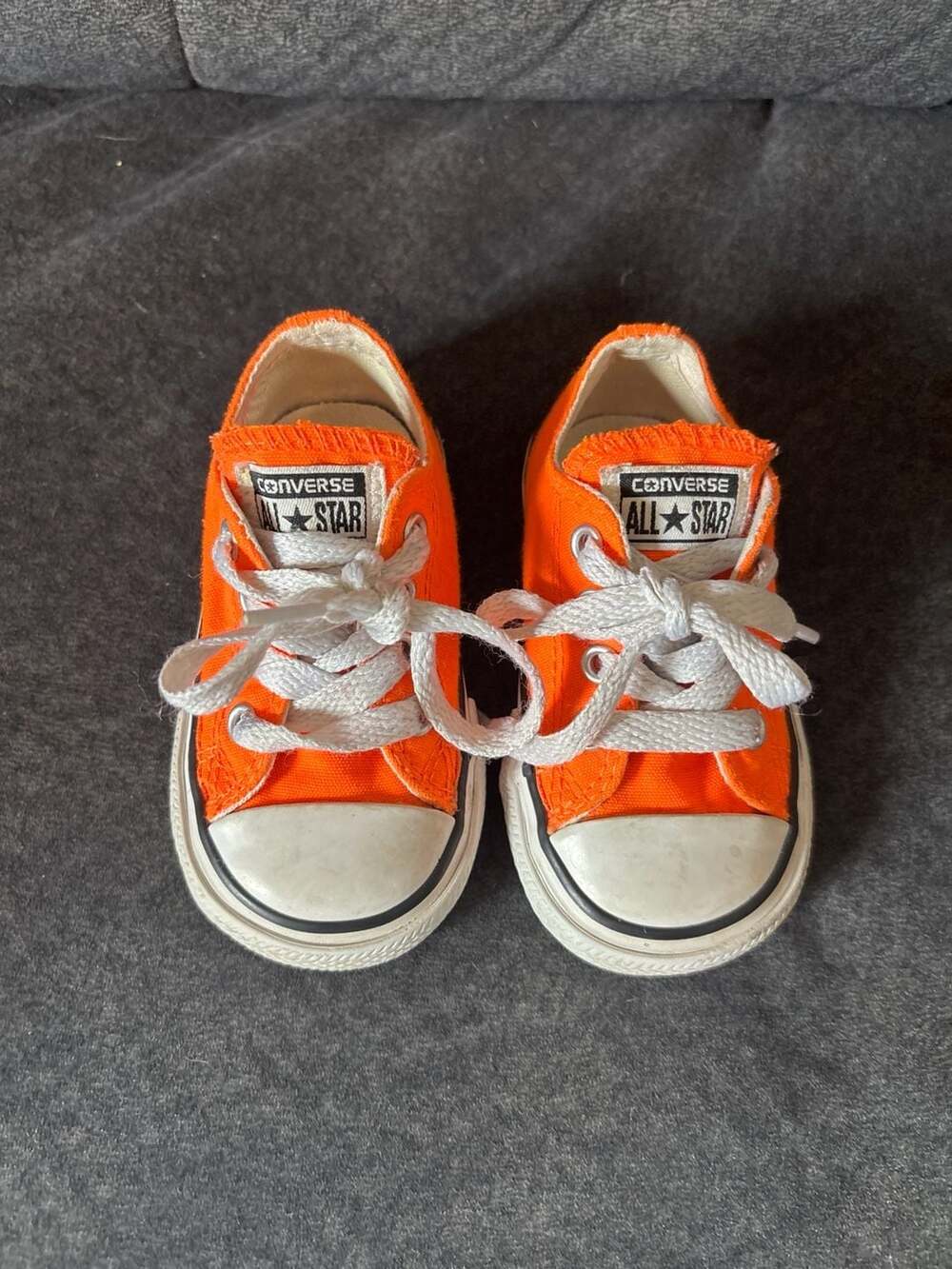 Converse Chuck Taylor All Star Low Top Orange Toddler Size 4
